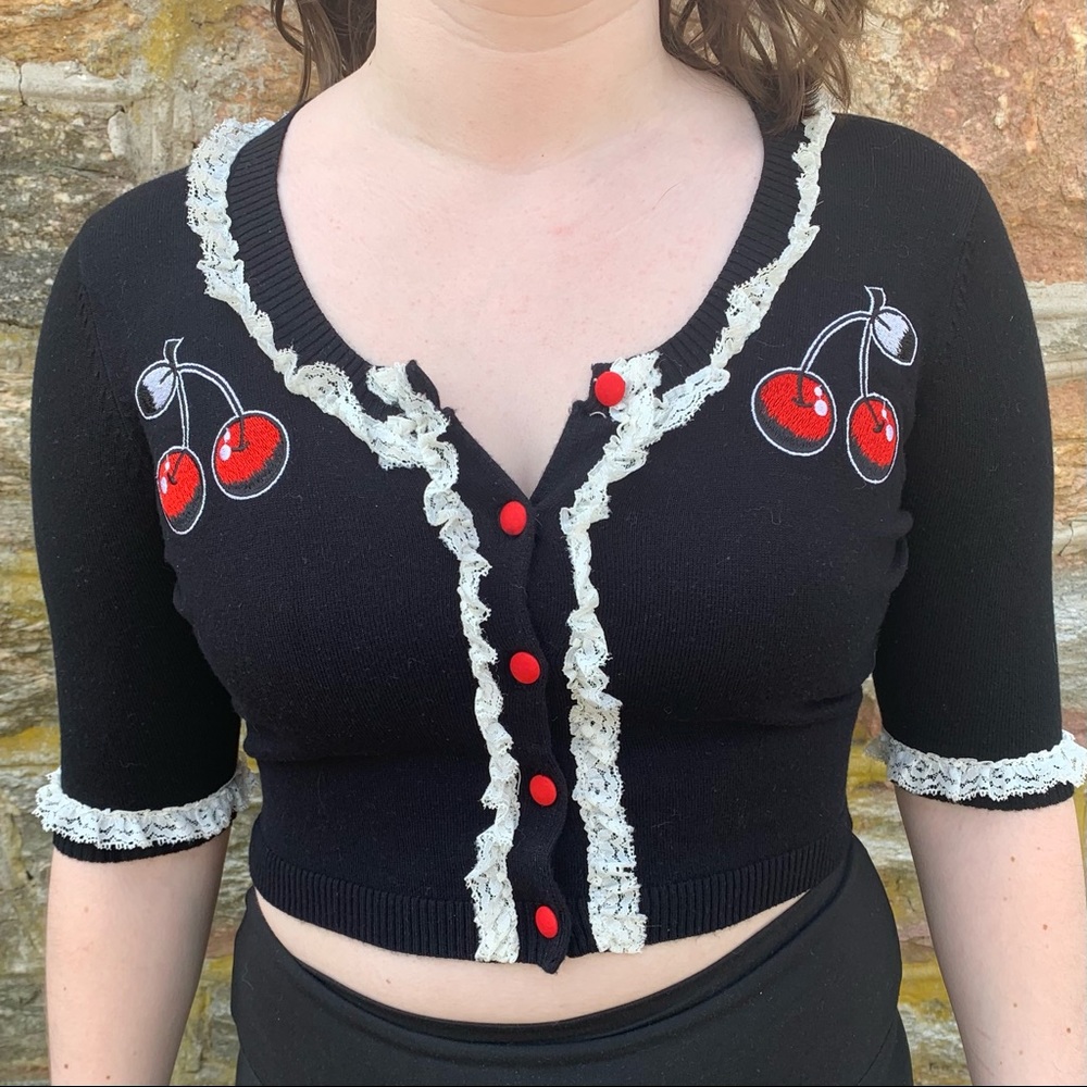 Sourpuss Cherry Cardigan